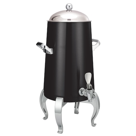 Service Ideas Flame Free Thermo-Urn Black Onyx Regal Style Vacuum Insulated Urn, 3 Gallon URN30VBXRG